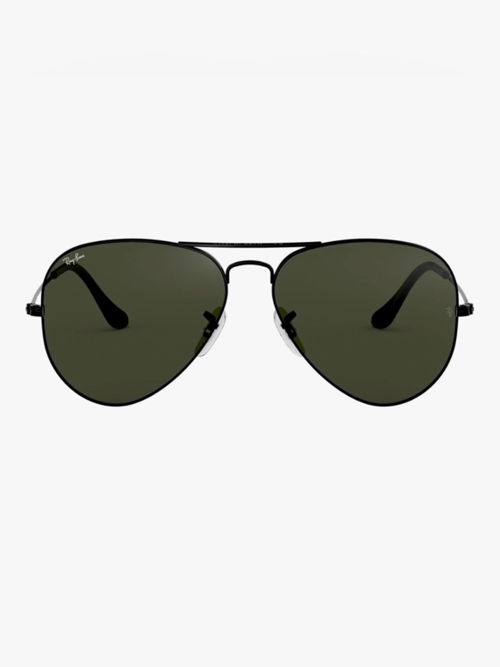Ray-Ban Black Aviator Sunglasses with Black Case
